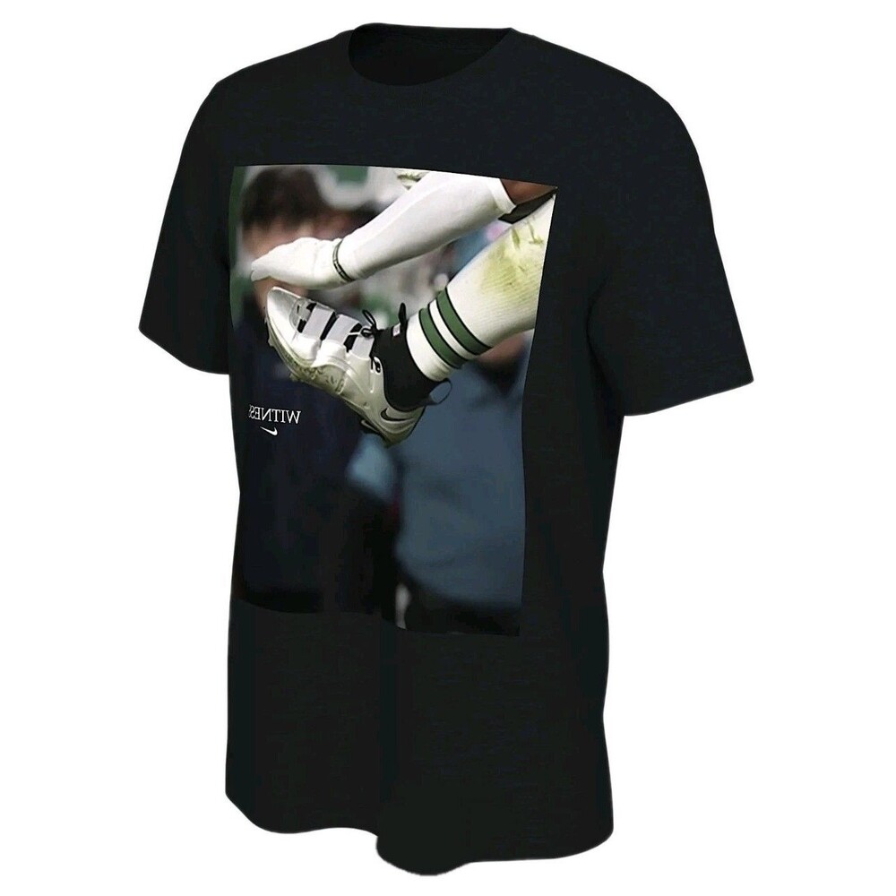 Nike LeBron WITNESS x Saquon Barkley Backward Hurdle Black Eagles T shirt XL NWT